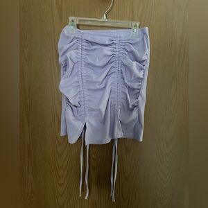Lavender Ruched Skirt